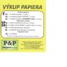 Výkup papiera 1.4.2026